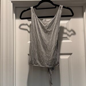 Lululemon Turn to Tie Tank Heathered‎ Light Grey Size 4